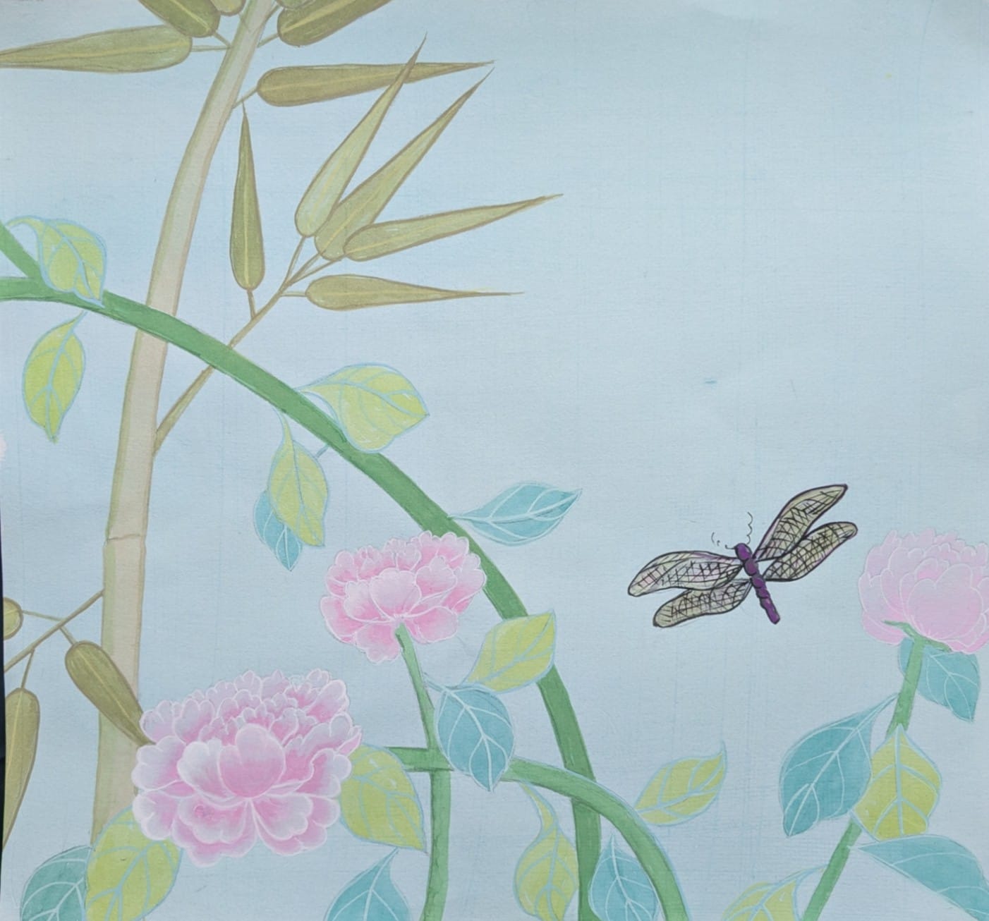 Customer photo review of How To Paint Chinoiserie Art Online Course