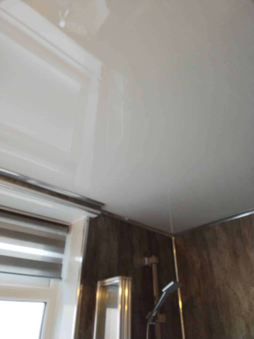 Customer photo review of 4 Pack | 8mm Gloss White Ceiling Panel 2.6M