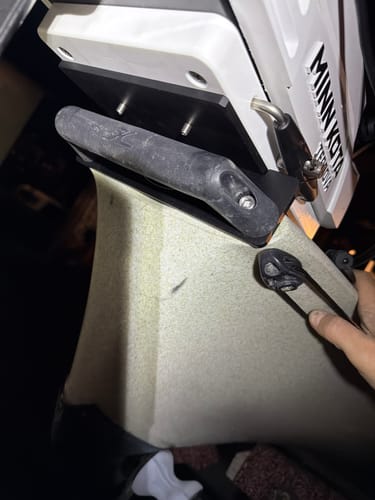 Customer photo review of Ketch Motor Mounting Plates for Hobie Pro Angler 14