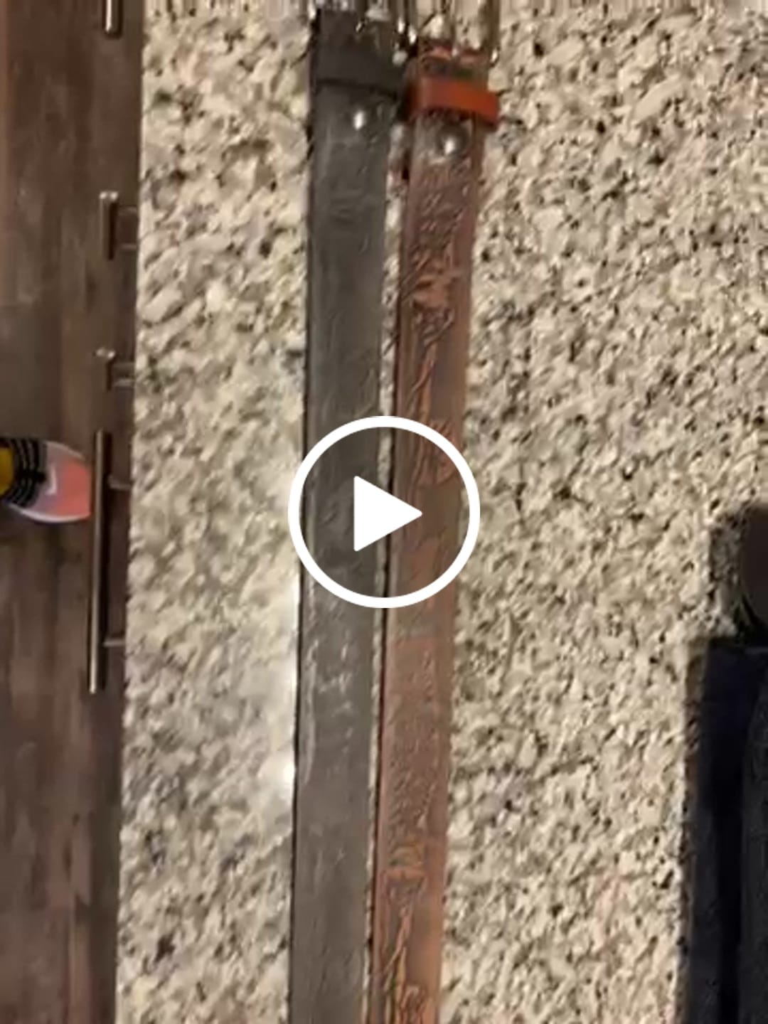 Customer video review of The Wildlife Belt - Black Embossed Full Grain Leather Belt Made in Canada