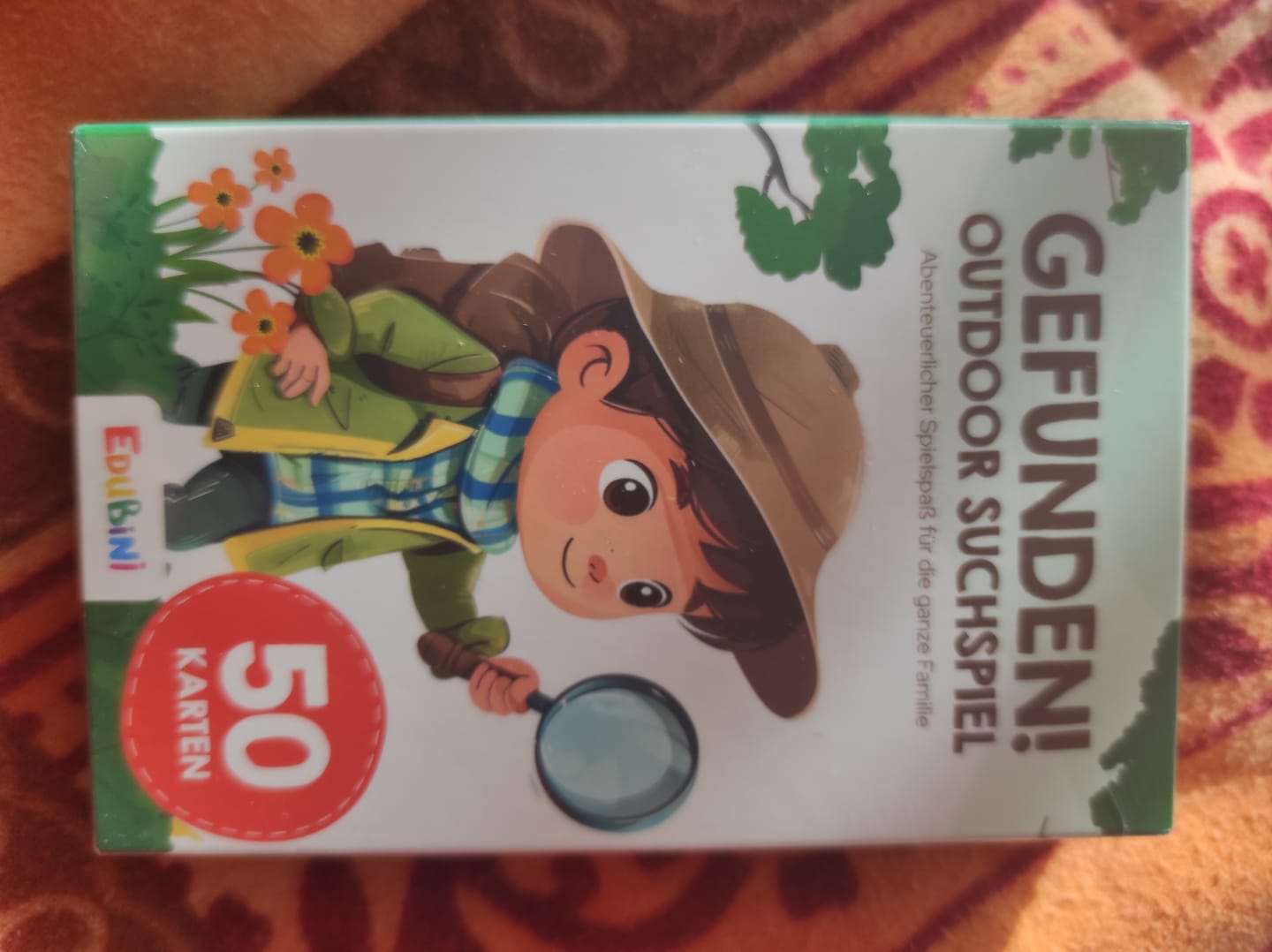 Customer photo review of Edubini Gefunden!® Outdoor Suchspiel