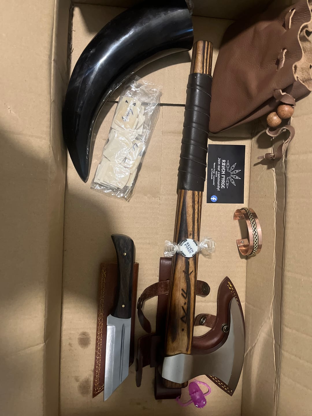 Customer photo review of Mystery Viking Box