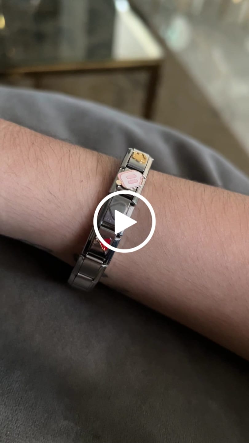 Customer video review of Pulsera Italiana Clásica para Charms