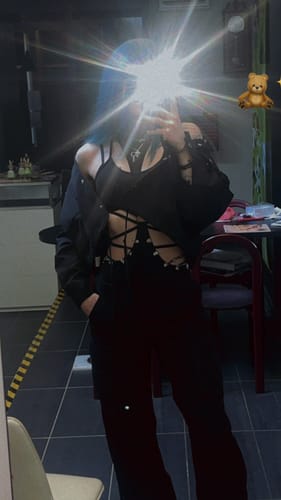 Customer photo review of [Eye Of Moon] NEV Sexy Suspender Removable Bodysuit