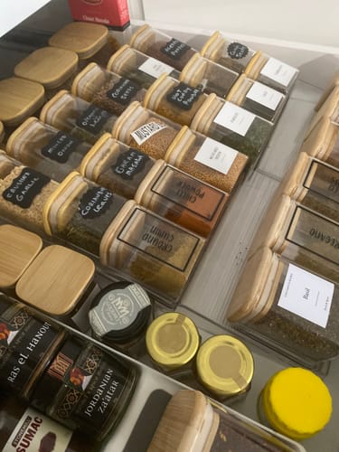 Customer photo review of Expandable In-Drawer Multi-Use Rack – Adjustable Fit