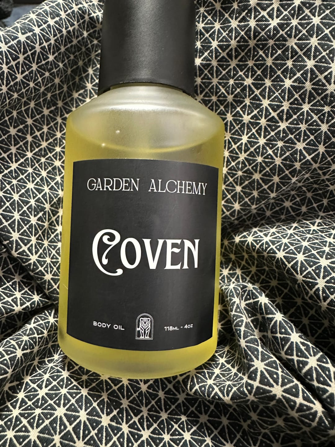 Customer photo review of COVEN BODY OIL