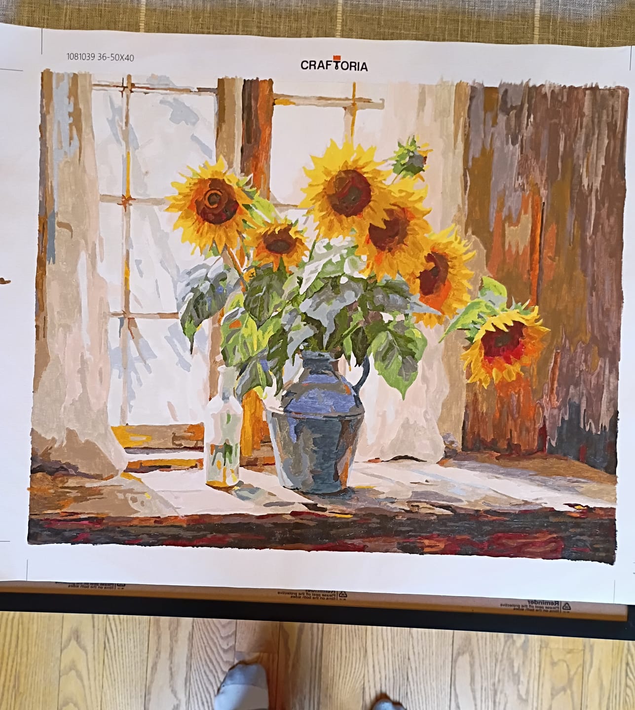 Customer photo review of Sunflowers Window Light
