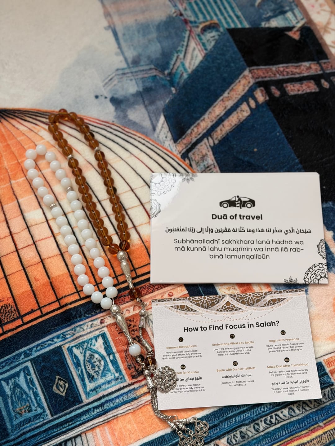 Customer photo review of Set of 13 Duaa Transparent Stickers