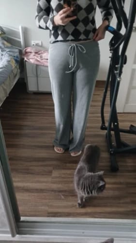 Customer photo review of Lorena Knitted Lounge Pants