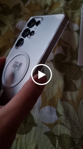 Customer video review of Anti Yellow Magsafe Clear Case Samsung - Galaxy S25 Ultra