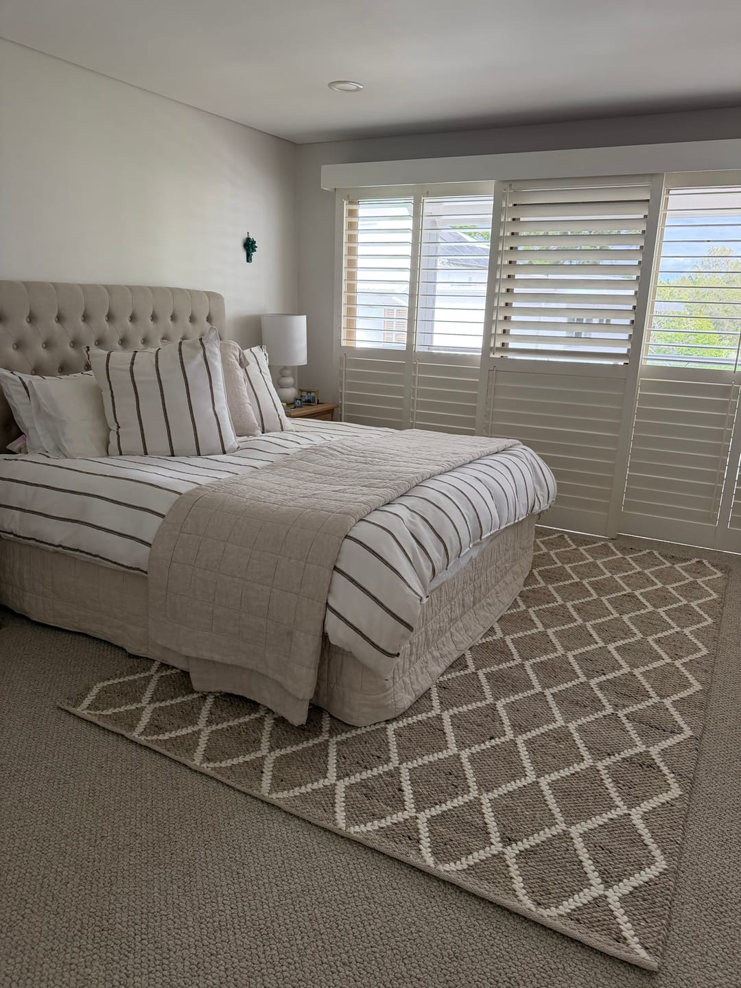 Customer photo review of Annabella Wool Rectangle Rug - Natural