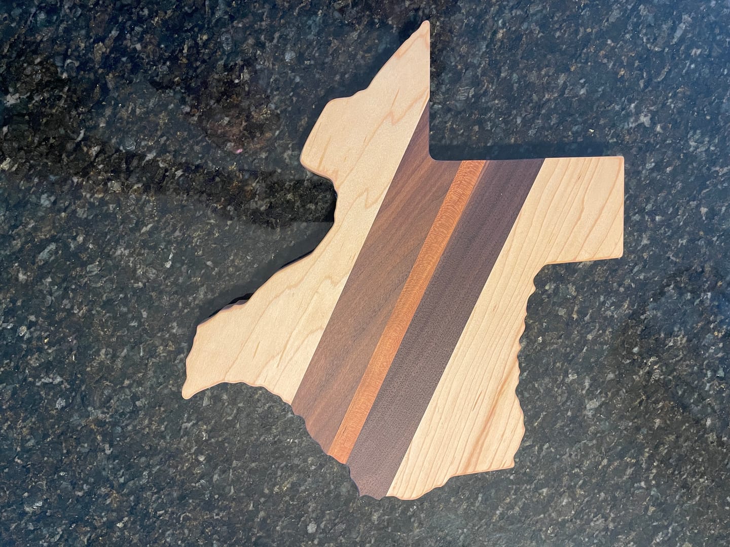 Customer photo review of 16x15" State Of Texas + Star Inlay Acrylic Router Template
