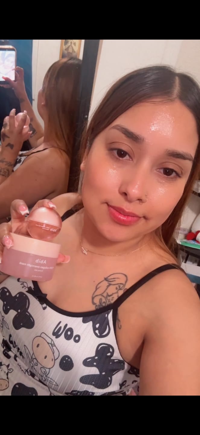 Customer photo review of PDRN collagen lip mask Glazed jelly