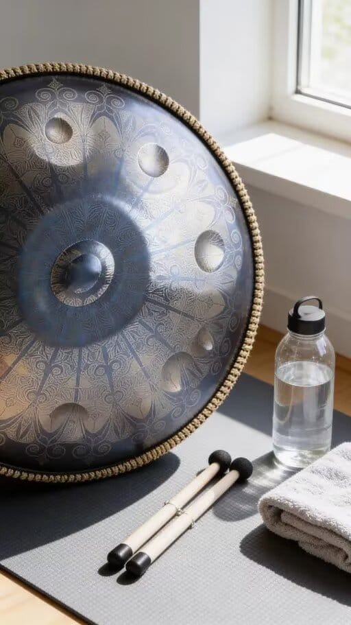 Customer photo review of Cosmos handpan - Oberon Pulse handpan pan drum 9/10/12 Notes