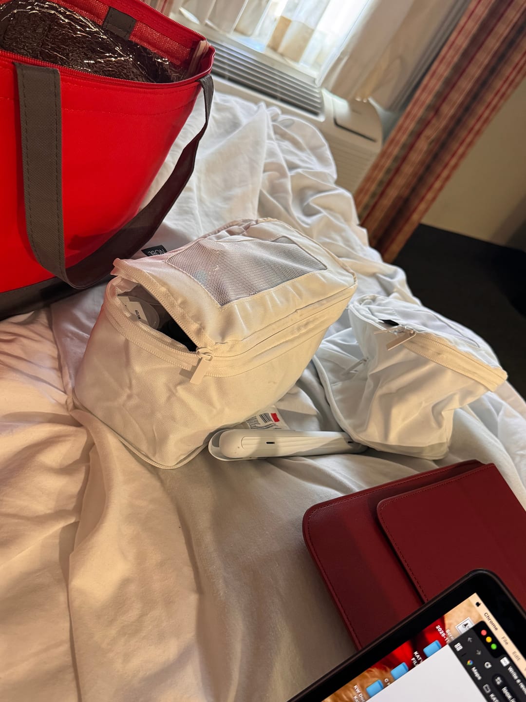 Customer photo review of Compressible Packing Cubes (6 Pieces)