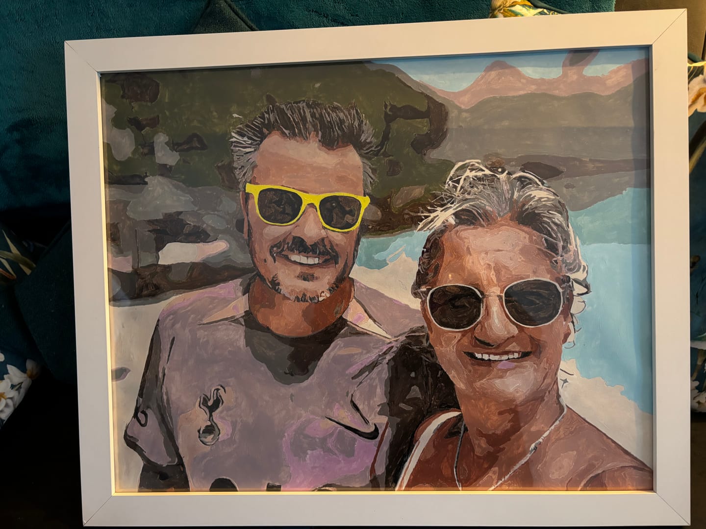 Customer photo review of Custom Paint By Numbers
