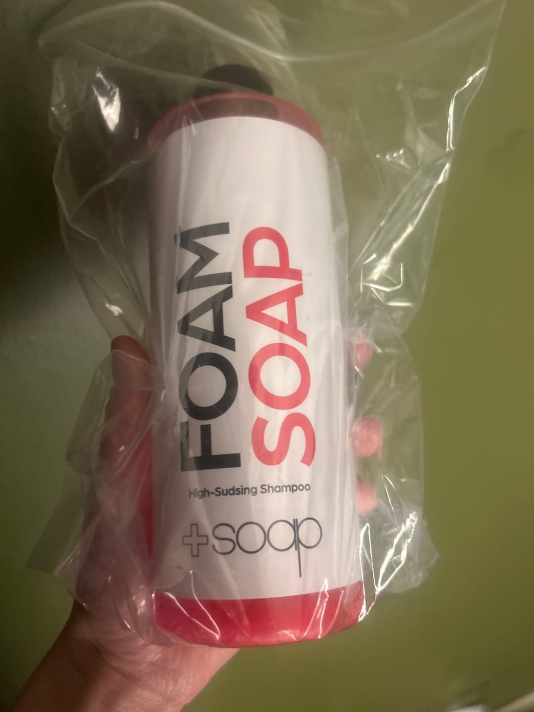 Customer photo review of +Soap Auto Shampoo
