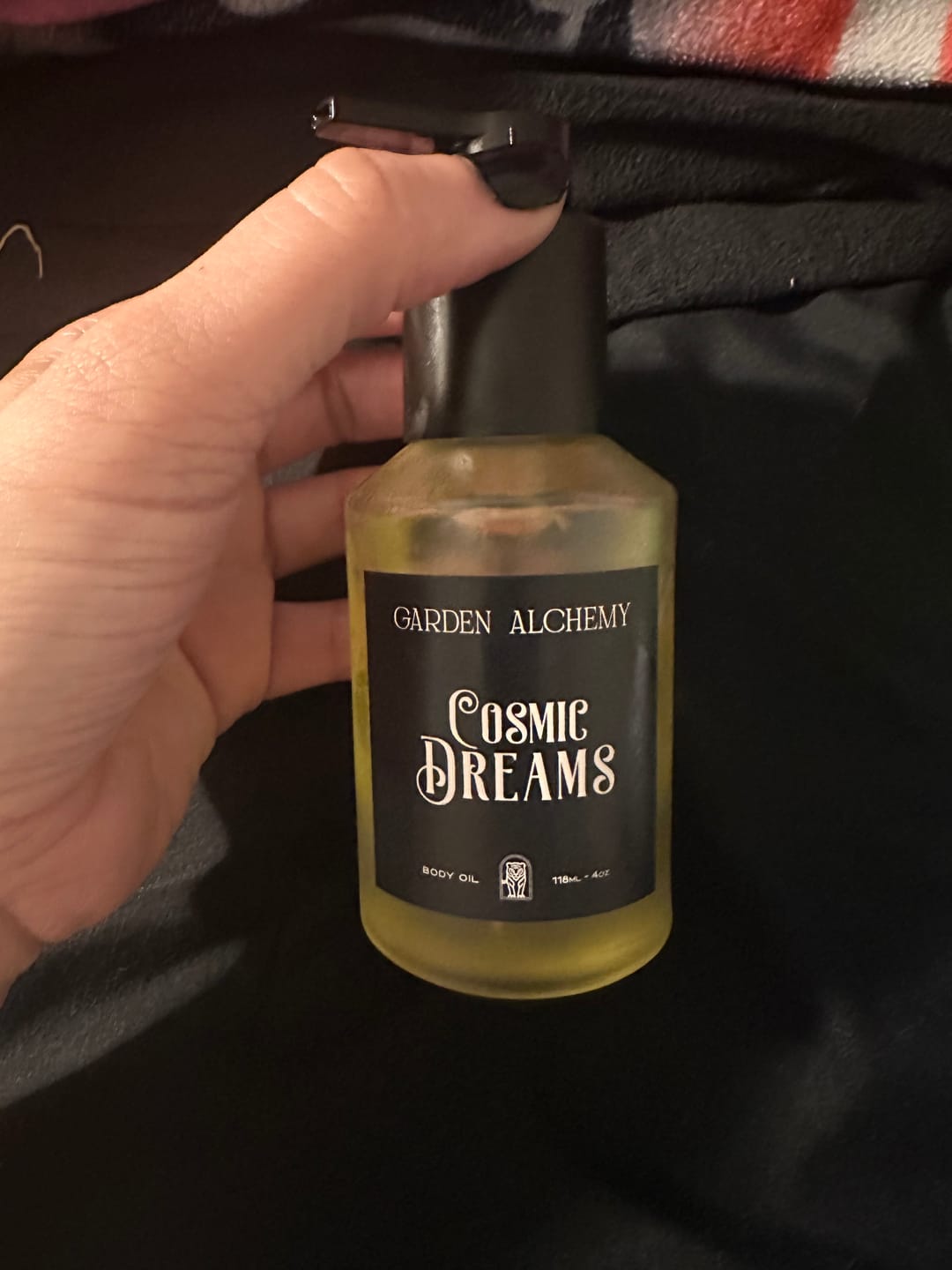 Customer photo review of COSMIC DREAMS W/MAGNESIUM BODY OIL
