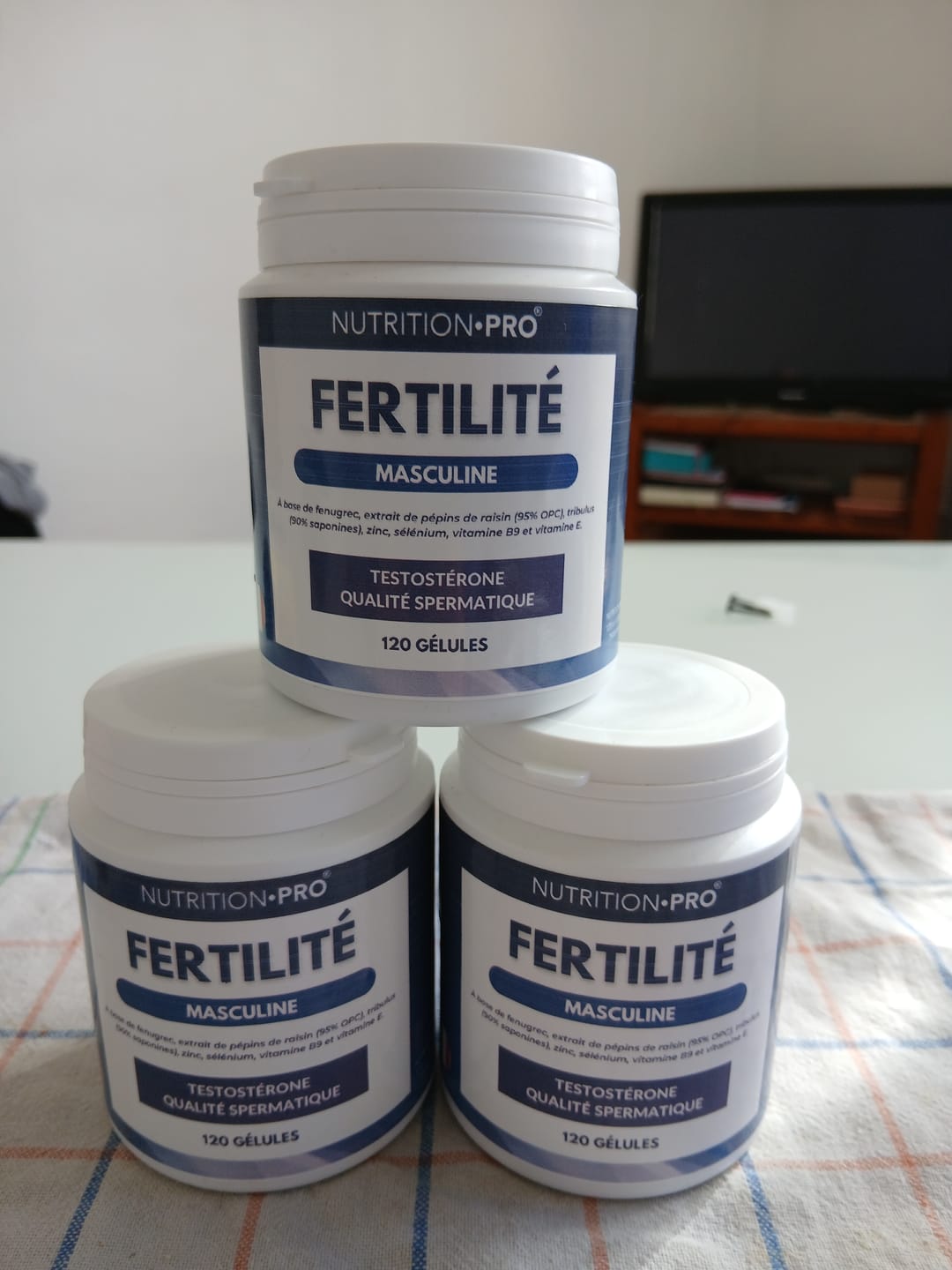 Customer photo review of FERTILITÉ MASCULINE - 90 GÉLULES