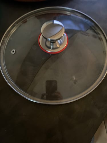 Customer photo review of Coperchio per padella in titanio