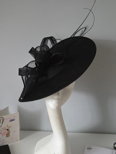 Customer photo review of Sinamay Upturned Brim Hat Base 34x36cm - HA081