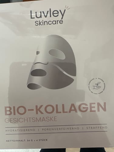 Customer photo review of Bio-Kollagen Gesichtsmaske