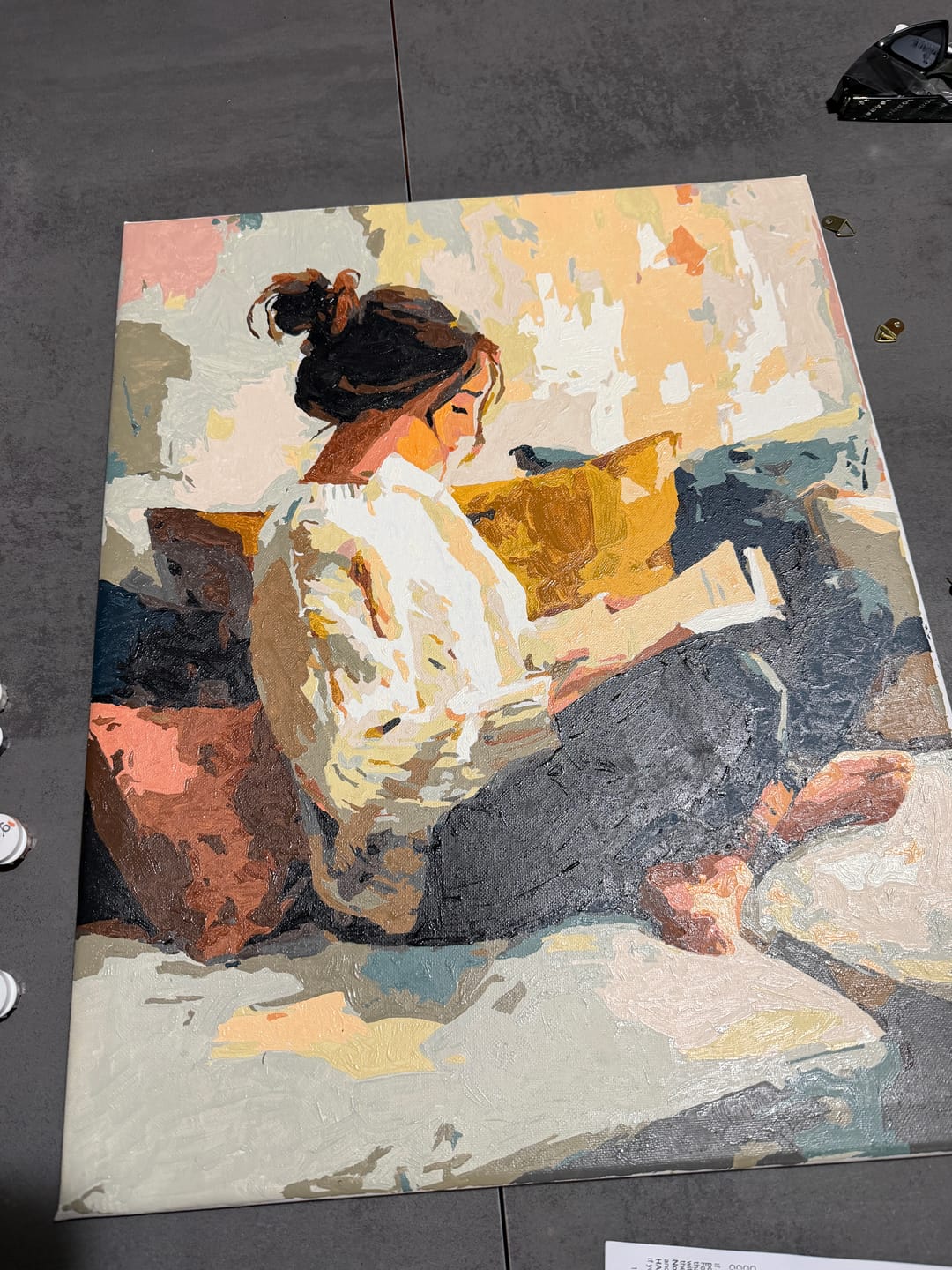 Customer photo review of Sunday time | Paint by Number