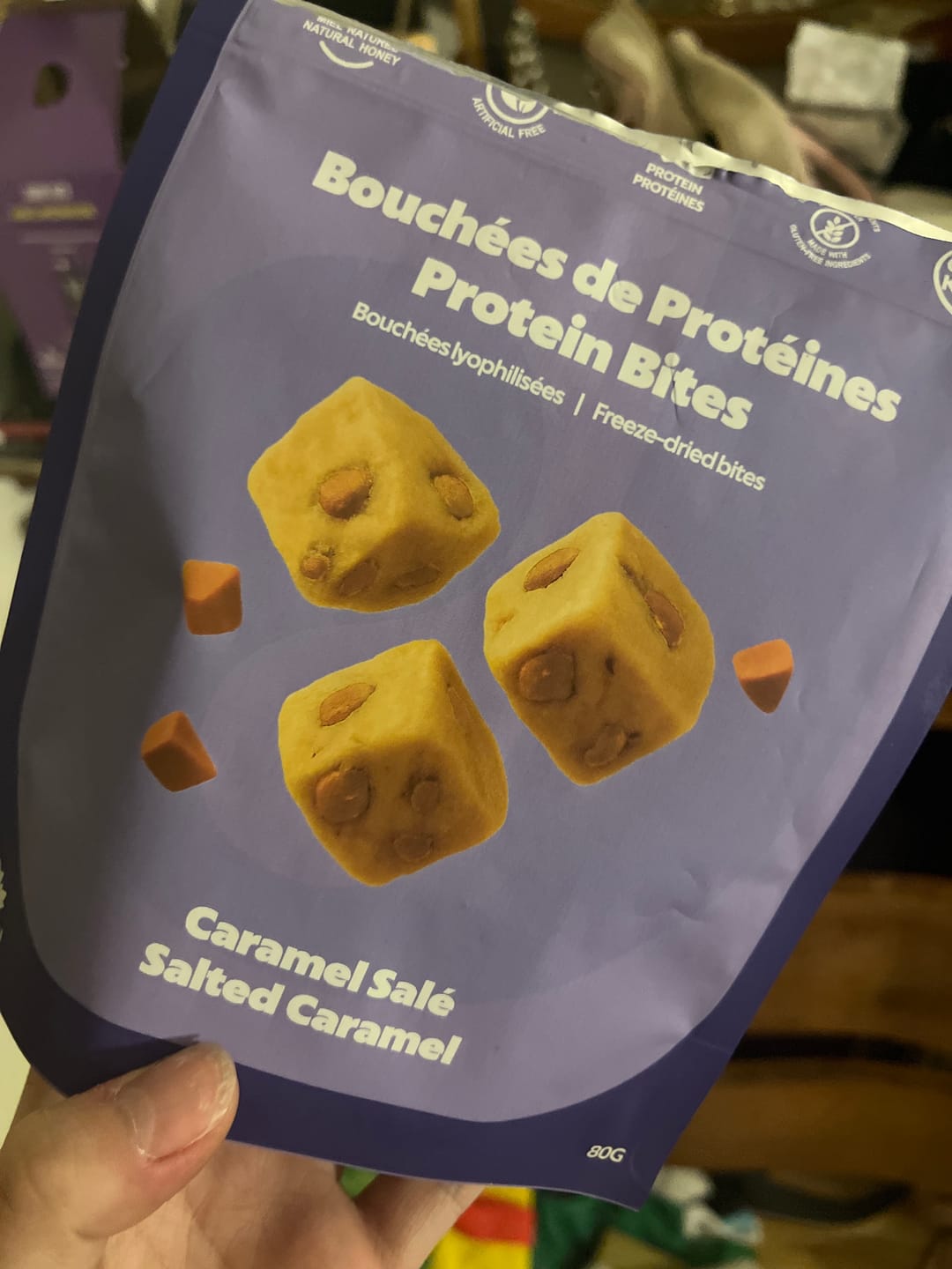 Customer photo review of Juju's - Bouchées Protéinées Lyophilisées - 80g