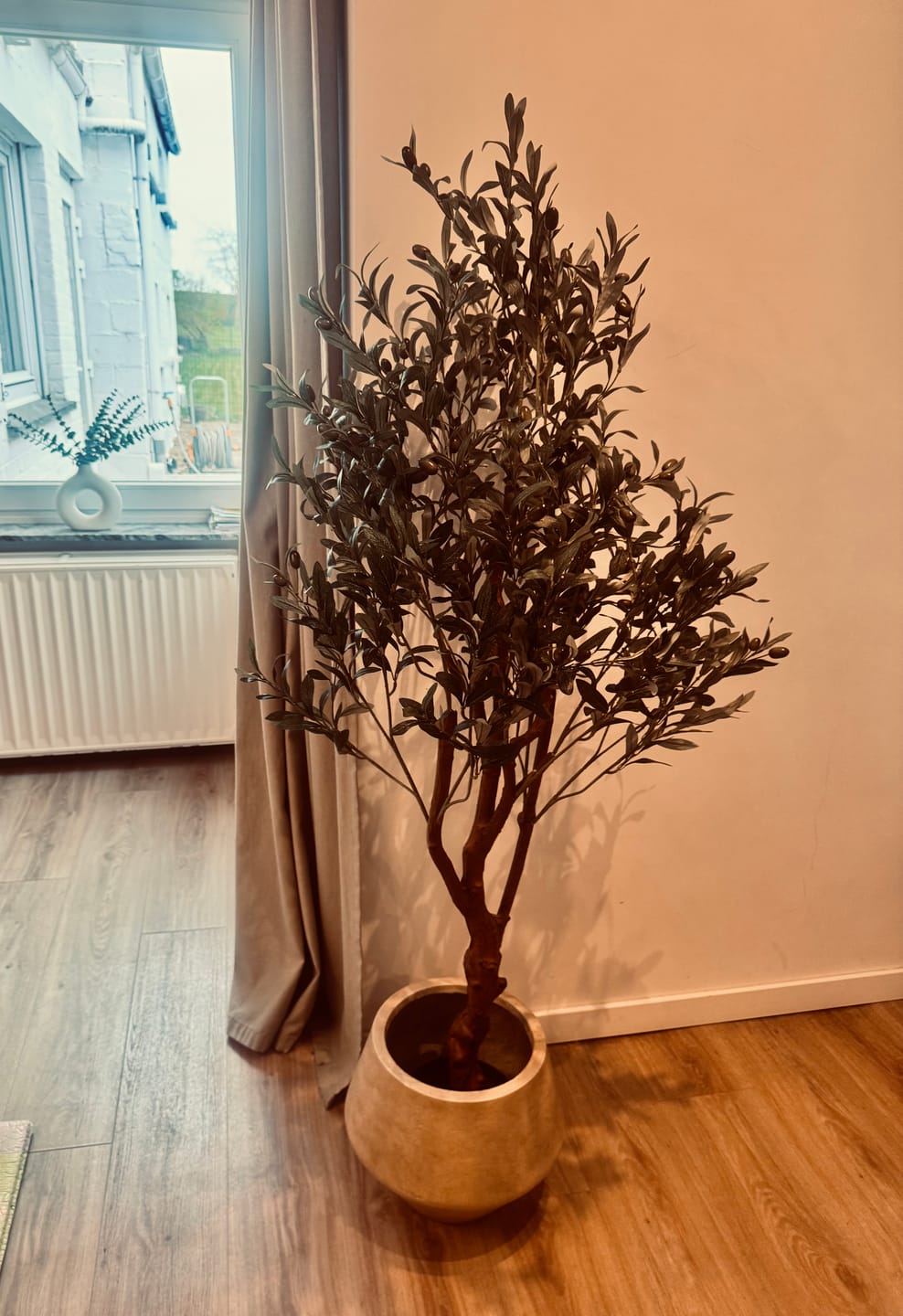Customer photo review of Kunst Olijfboom 150cm