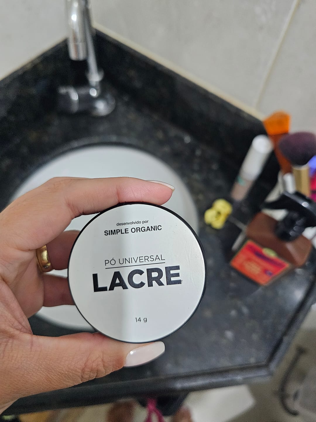Customer photo review of Pó Lacre Universal