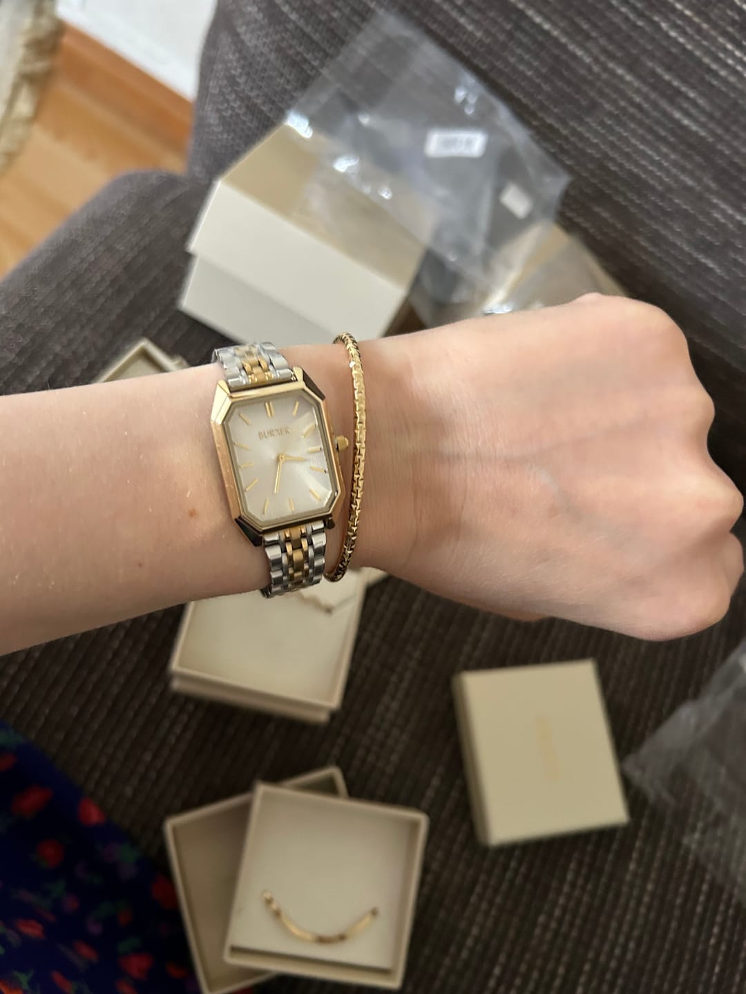 Customer photo review of Isabell Gold Silver