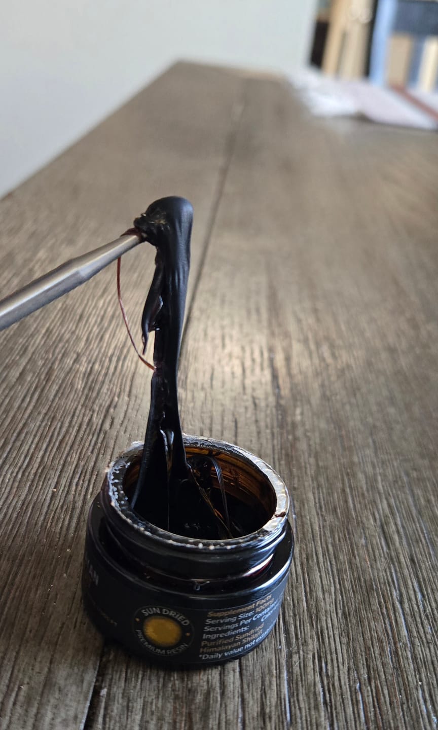 Customer photo review of Authentic Himalayan Shilajit® Resin 15G