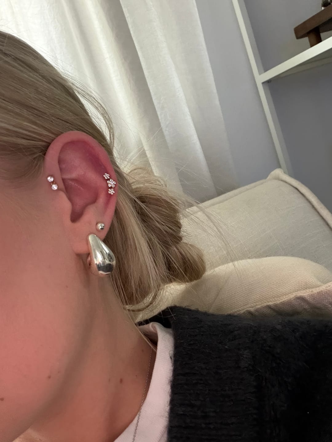 Customer photo review of Flowerish Piercing | Titan