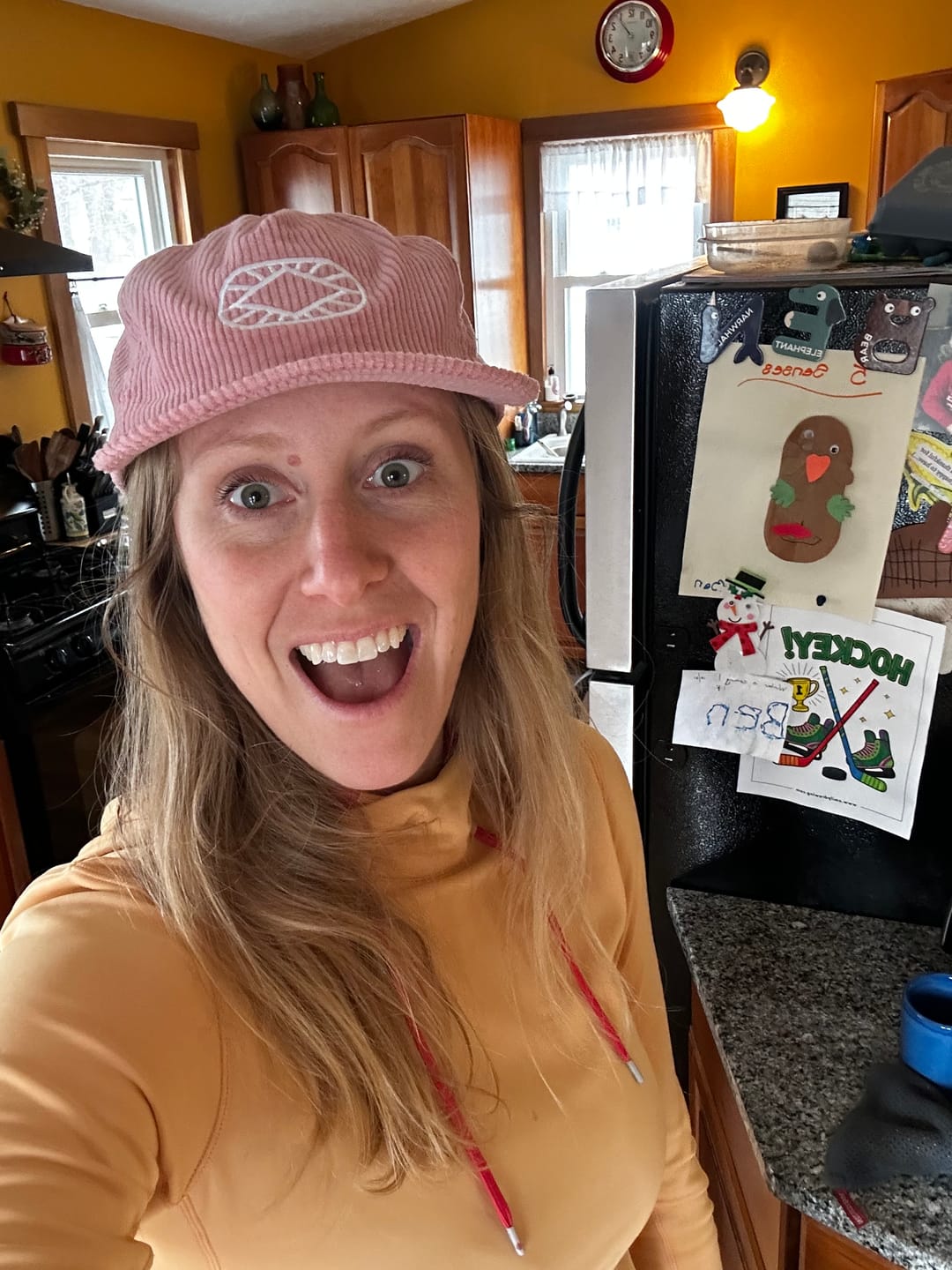 Customer photo review of If You Knit Corduroy Hat
