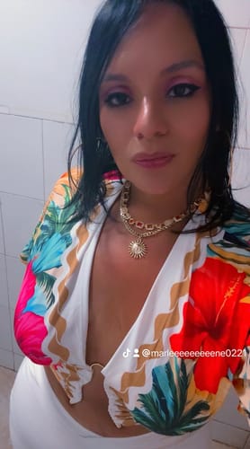 Customer photo review of Sunset (Orange) Solstice Gemstone Necklace