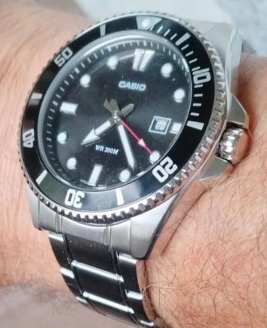 Customer photo review of Reloj Casio Submariner Marlin Duro MDV-107D-1A1VDF Buceo