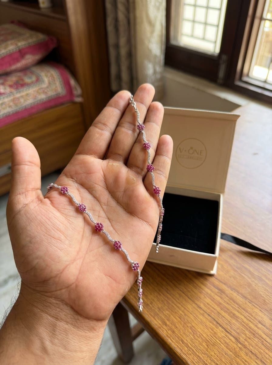Customer photo review of Sleek Evil Eye Payal for Women