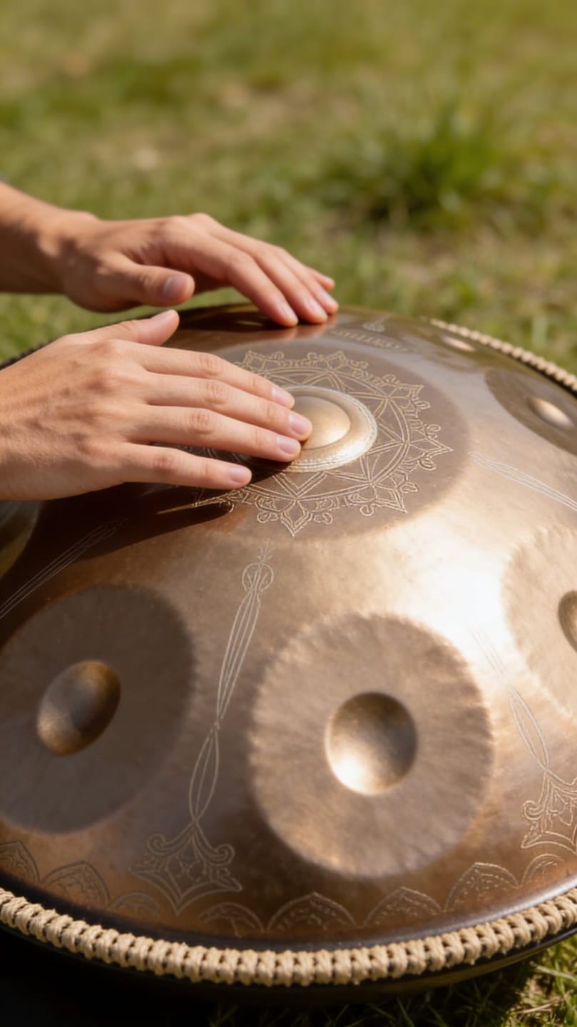 Customer photo review of Cosmos handpan-Pietralis handpan instrument 9/10/12 Notes