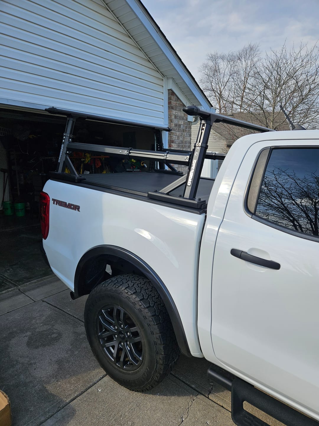 Customer photo review of OPENROAD Adjustable Bed Rack for Trucks