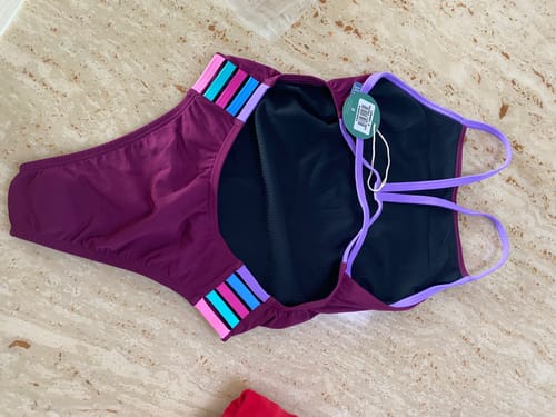 Customer photo review of LENNOX ONE PIECE - Sangria|Lilac Haze