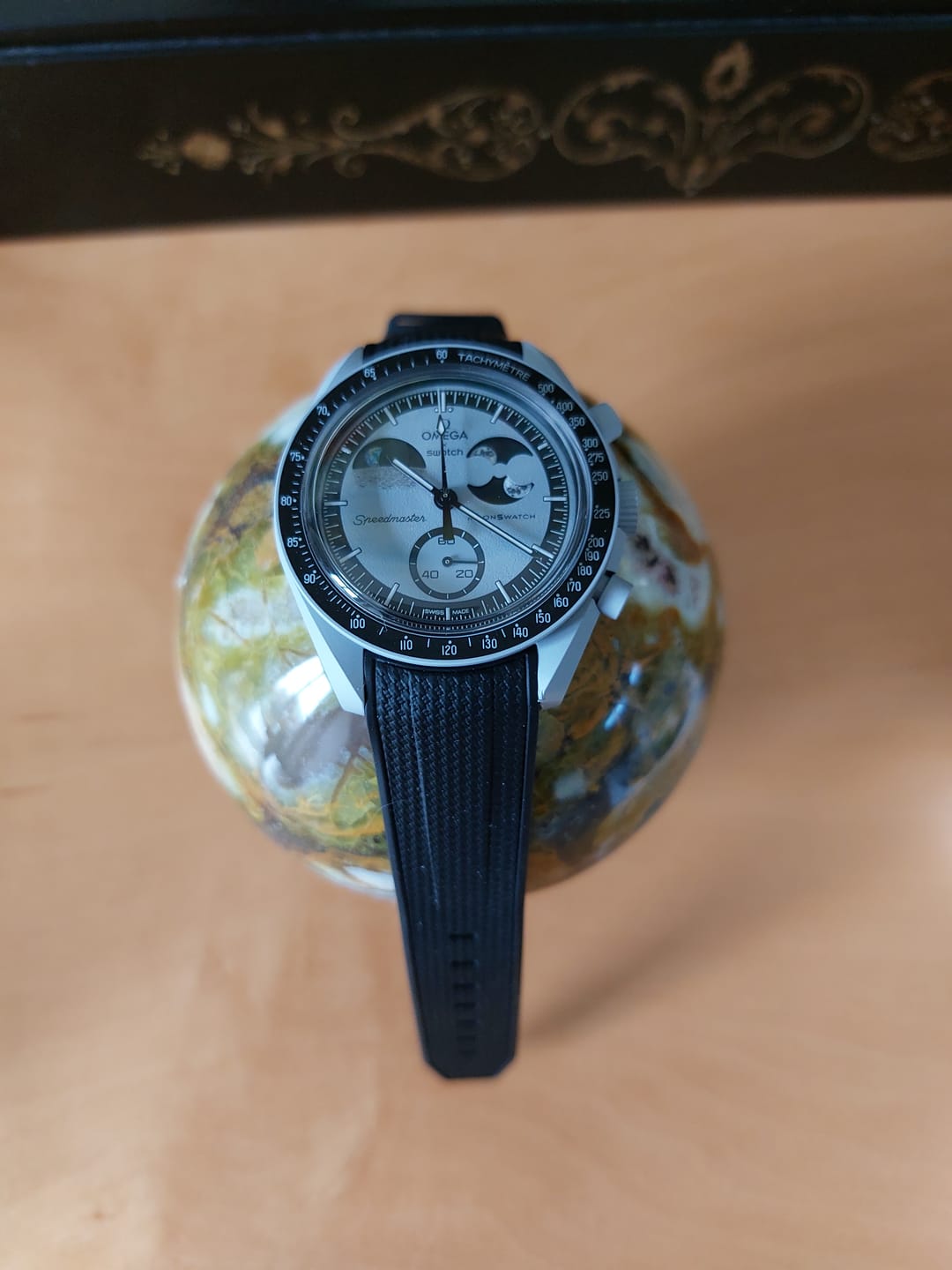 Customer photo review of Bracelet Moonswatch - Noir