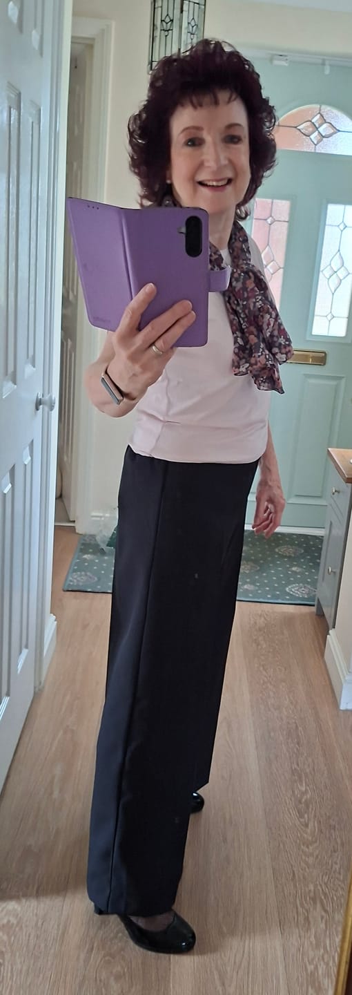 Customer photo review of Plain Polyester Suiting Fabric