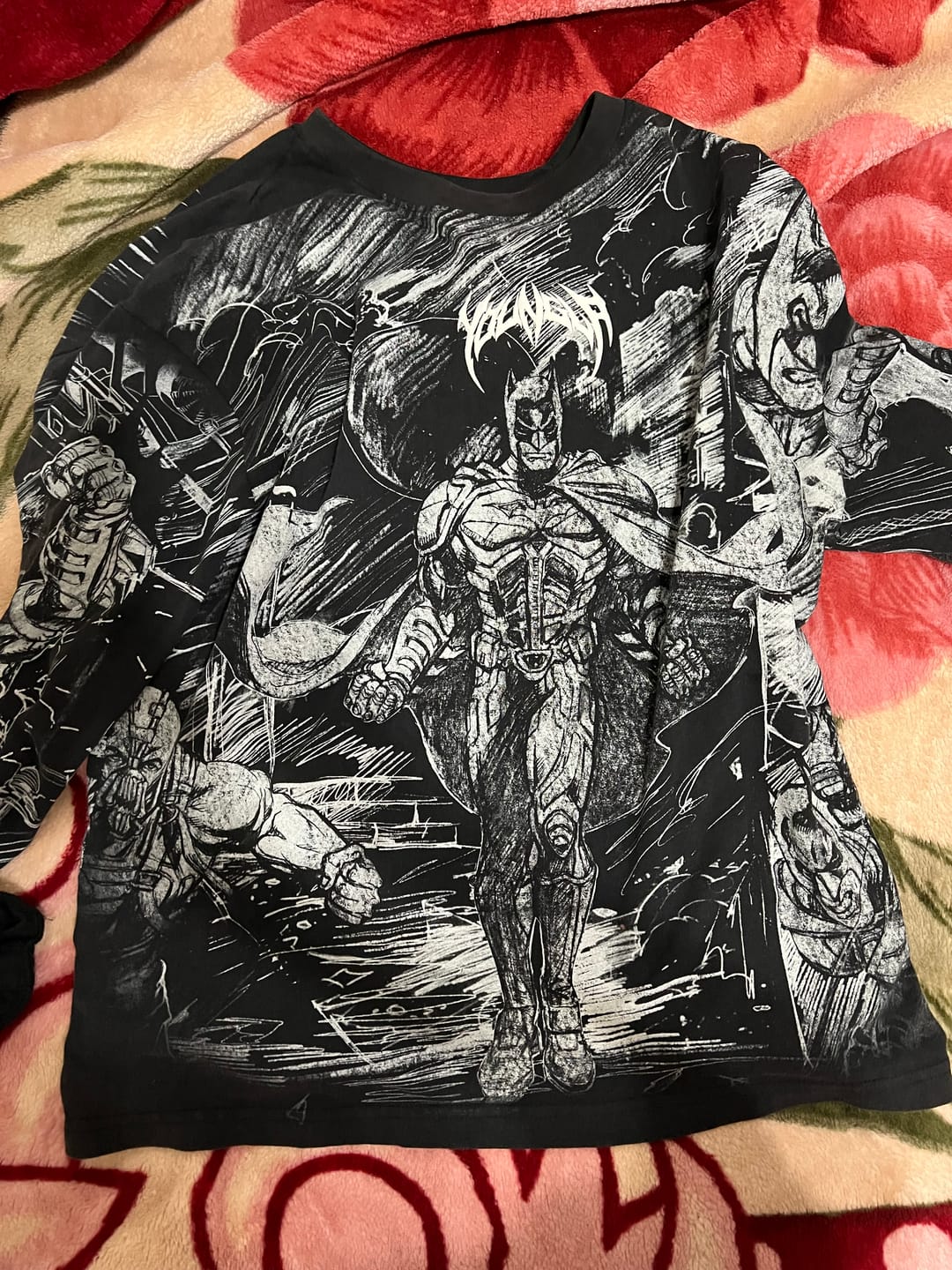 Customer photo review of 8002 - Batman Comic Longsleeves