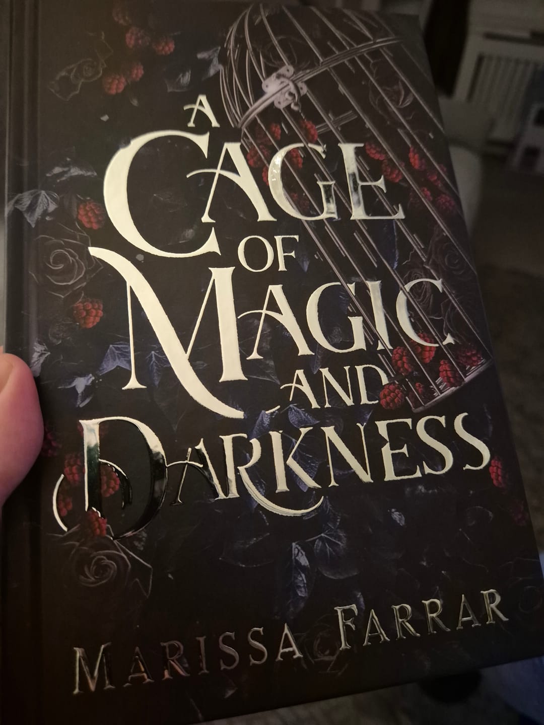 Customer photo review of A Cage of Magic and Darkness: Special Edition Hardback