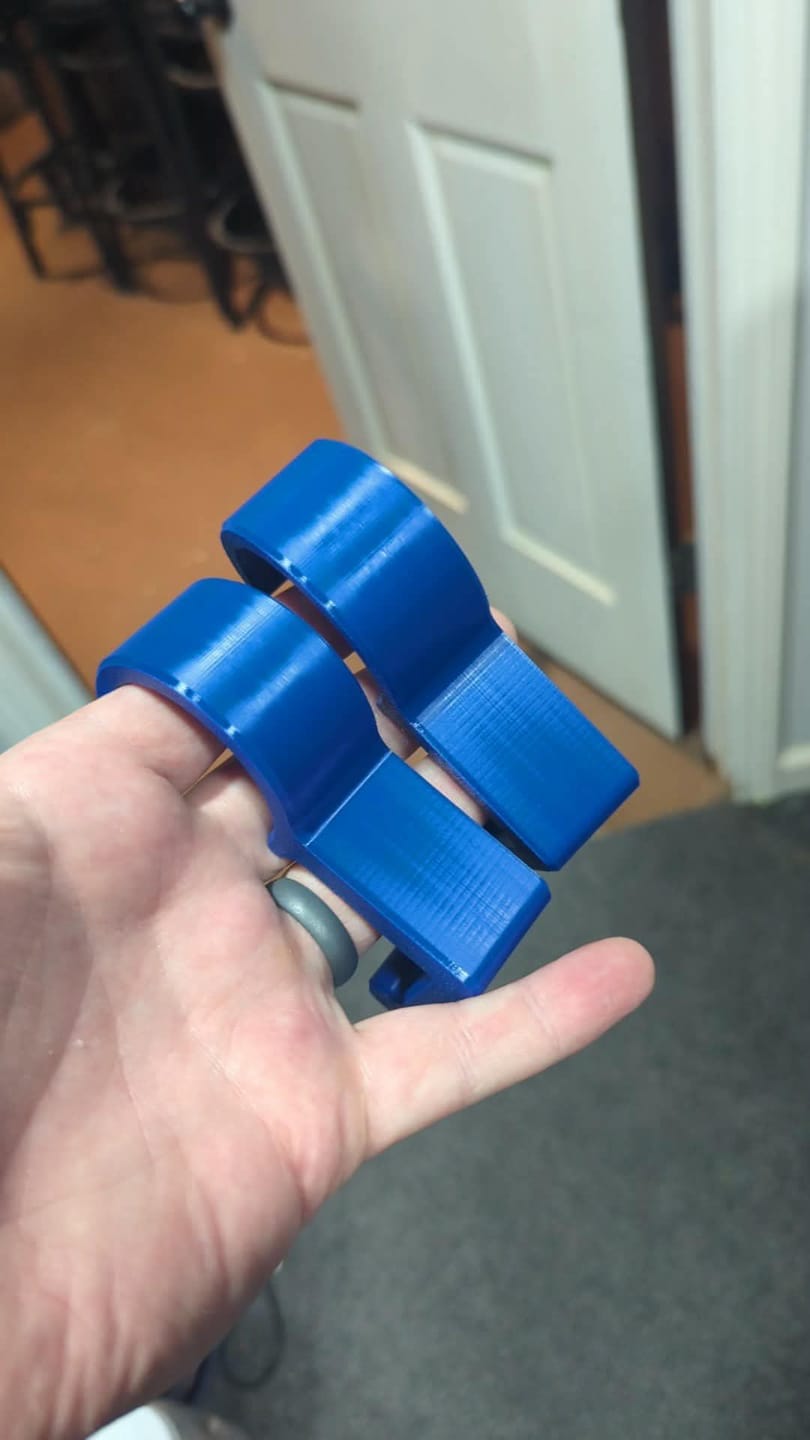 Customer photo review of Helmet Hanger