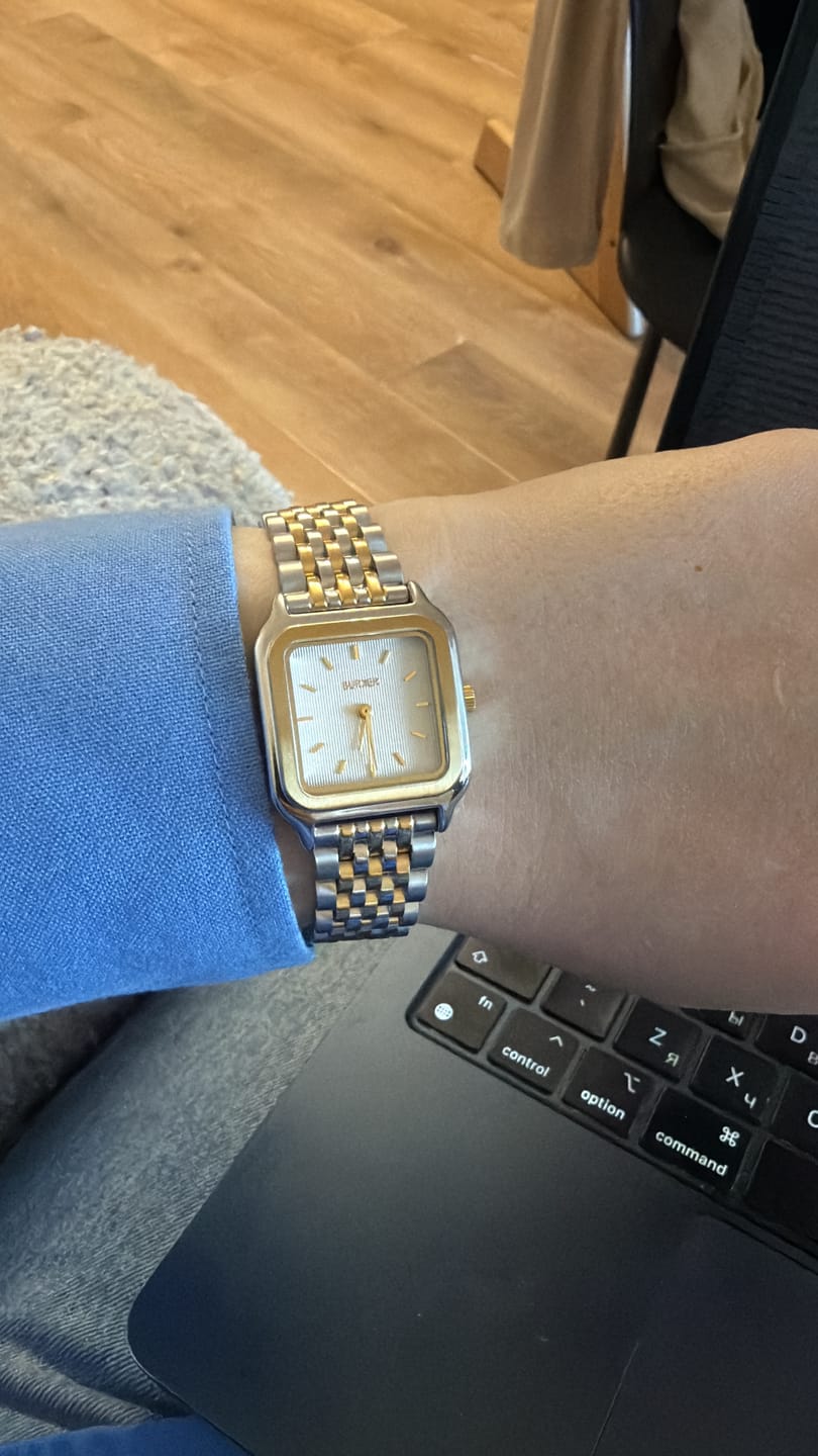 Customer photo review of Macy Gold Silver