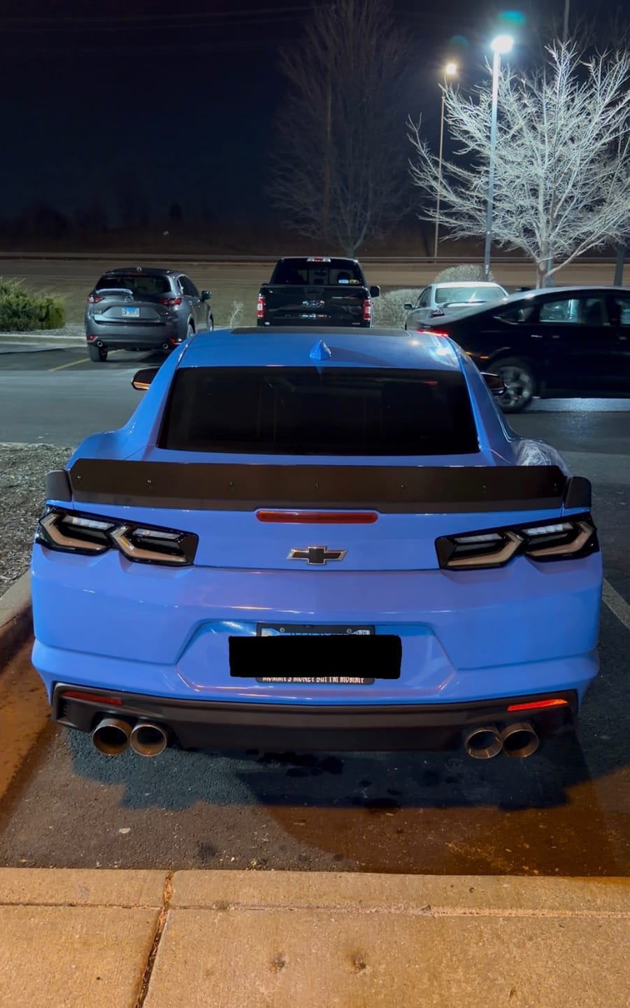 Customer photo review of 2019-2025 CHEVY CAMARO UMBRA LED TAILLIGHTS GLOSS BLACK/SMOKE LENS