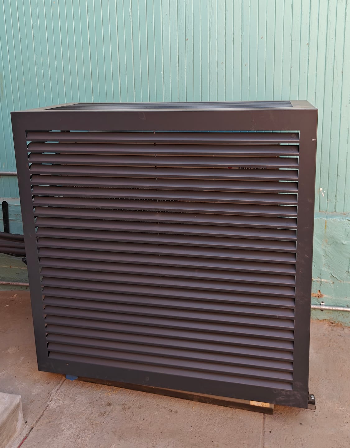 Customer photo review of Mini-Split AC Cover - Black