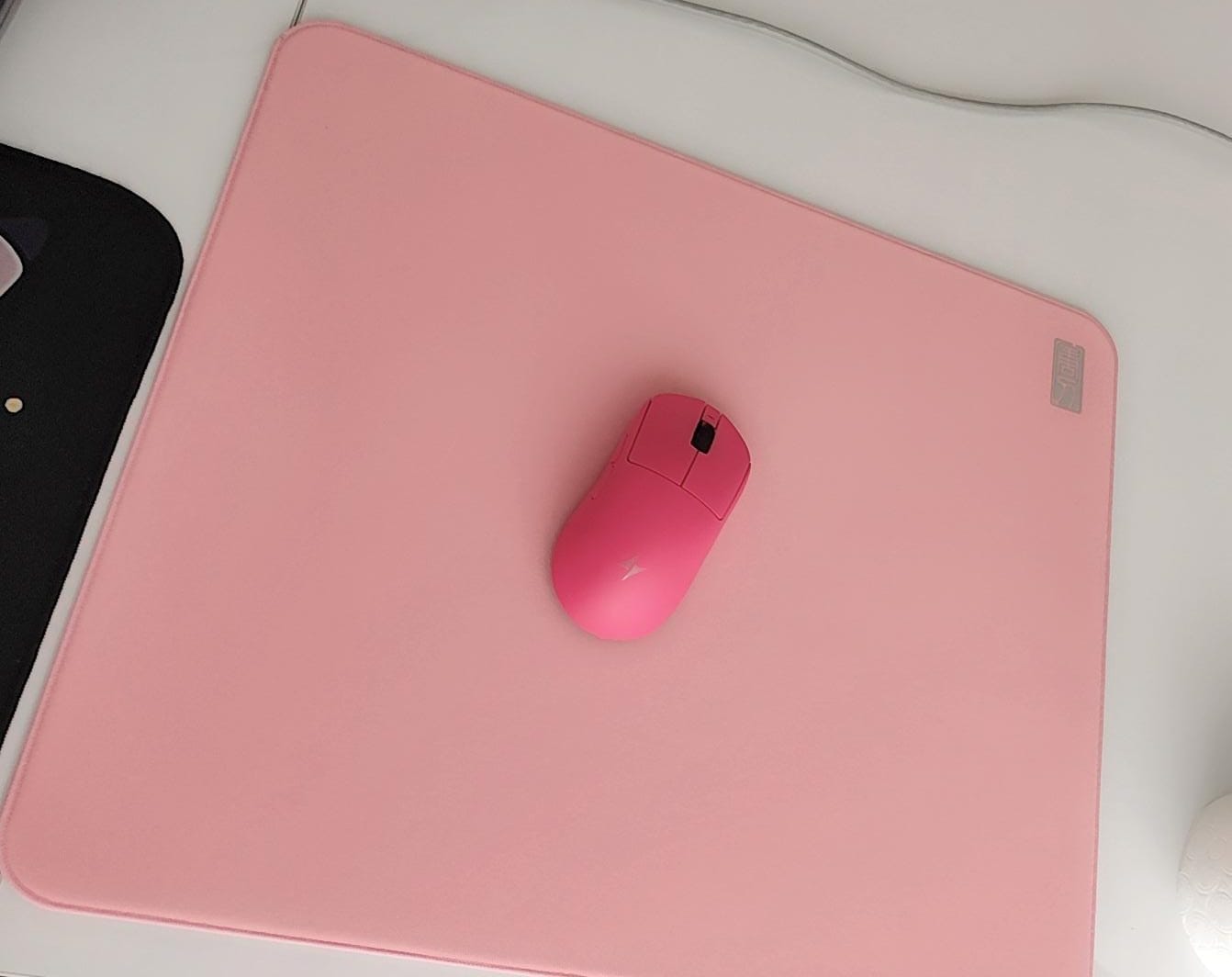 Customer photo review of ESPTiger Shan Hai Series [Tang Dao] Poron Mousepad - Pembe