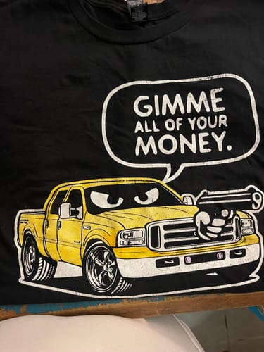 Customer photo review of GIMME MONEY - Custom - Your Vehicle